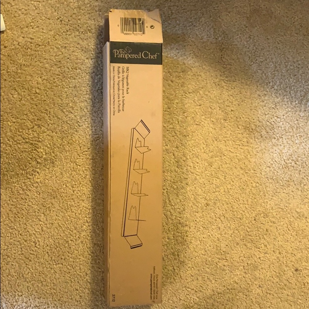 ❤️New in the box Pampered Chef BBQ Vegetable rack